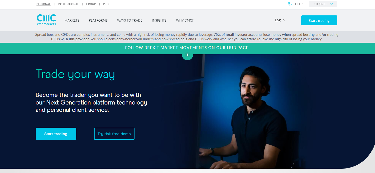 CMC Markets Homepage